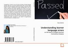 Portada del libro de Understanding learner language errors