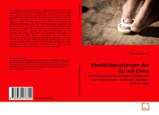 Capa do livro de Handelsbeziehungen der EU mit China 