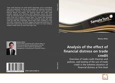 Portada del libro de Analysis of the effect of financial distress on trade credit