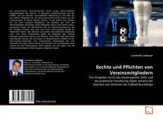 Couverture de Rechte und Pflichten von Vereinsmitgliedern