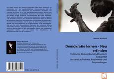 Portada del libro de Demokratie lernen - Neu erfinden