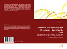 Обложка Member State Liability for Breaches of Community Law