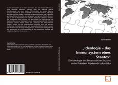 Portada del libro de „Ideologie – das Immunsystem eines Staates“