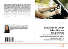 Evaluation of Driver Rehabilitation Programmes kitap kapağı
