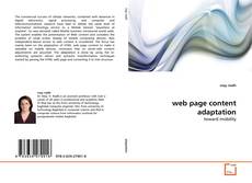 Couverture de web page content adaptation