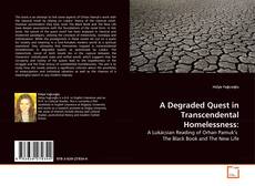 A Degraded Quest in Transcendental Homelessness: kitap kapağı