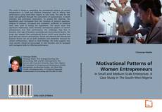 Capa do livro de Motivational Patterns of Women Entrepreneurs 