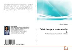 Buchcover von Gebärdensprachdolmetschen