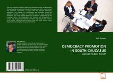 Buchcover von DEMOCRACY PROMOTION IN SOUTH CAUCASUS