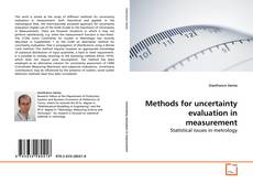 Couverture de Methods for uncertainty evaluation in measurement