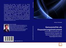 Copertina di Genussrechte als Finanzierungsinstrument