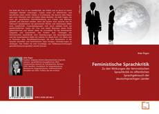 Bookcover of Feministische Sprachkritik