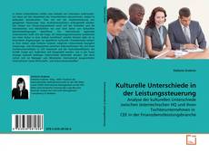 Bookcover of Kulturelle Unterschiede in der Leistungssteuerung