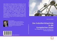 Обложка Das Subsidiaritätsprinzip in der Europäischen Union