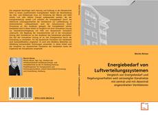 Copertina di Energiebedarf von Luftverteilungssystemen