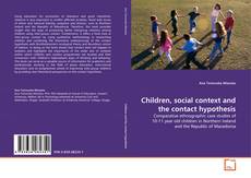 Couverture de Children, social context and the contact hypothesis