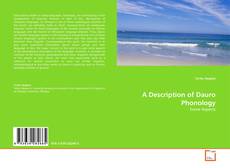 Capa do livro de A Description of Dauro Phonology 
