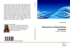 Couverture de Discourse in Interactional Contexts