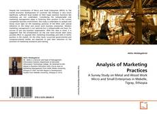 Capa do livro de Analysis of Marketing Practices 