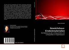 Bookcover of Gewächshaus-Eindeckmaterialien