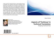 Copertina di Aspects of 'Texttreue' in Technical Translation