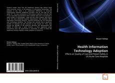 Copertina di Health Information Technology Adoption