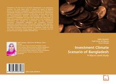 Couverture de Investment Climate Scenario of Bangladesh
