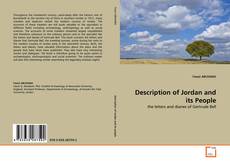 Copertina di Description of Jordan and its People