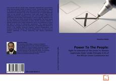 Couverture de Power To The People: