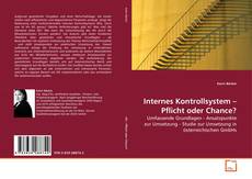 Buchcover von Internes Kontrollsystem – Pflicht oder Chance?