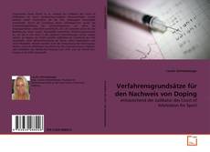 Couverture de Verfahrensgrundsätze für den Nachweis von Doping