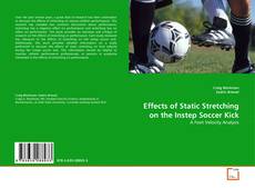 Copertina di Effects of Static Stretching on the Instep Soccer Kick