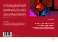 Couverture de Datalog für betriebliche Anwendungssysteme