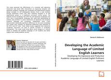 Borítókép a  Developing the Academic Language of Limited English Learners - hoz