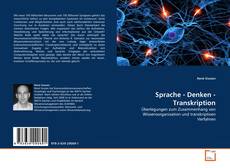 Portada del libro de Sprache - Denken - Transkription