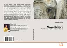 Buchcover von African literature