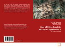 Bookcover of Role of Micro Credit in Womens Empowerment