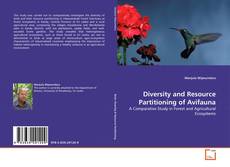 Capa do livro de Diversity and Resource Partitioning of Avifauna 