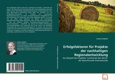 Buchcover von Erfolgsfaktoren für Projekte der nachhaltigen Regionalentwicklung