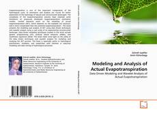 Couverture de Modeling and Analysis of Actual Evapotranspiration