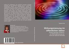 Copertina di Wirkungsmessung im öffentlichen Sektor