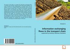 Buchcover von Information exchanging flows in the transport chain