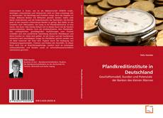 Couverture de Pfandkreditinstitute in Deutschland