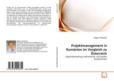 Buchcover von Projektmanagement in Rumänien im Vergleich zu Österreich