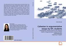 Copertina di Cohesion in argumentative essays by EFL students