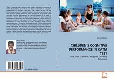 Обложка CHILDREN'S COGNITIVE PERFORMANCE IN CATM TEST
