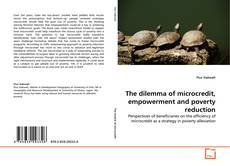 Buchcover von The dilemma of microcredit, empowerment and poverty reduction