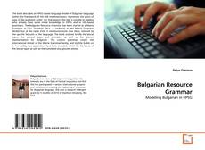 Portada del libro de Bulgarian Resource Grammar