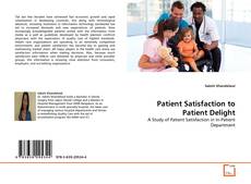 Couverture de Patient Satisfaction to Patient Delight