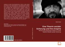 Copertina di Eine Theorie sozialer Sicherung und ihre Empirie